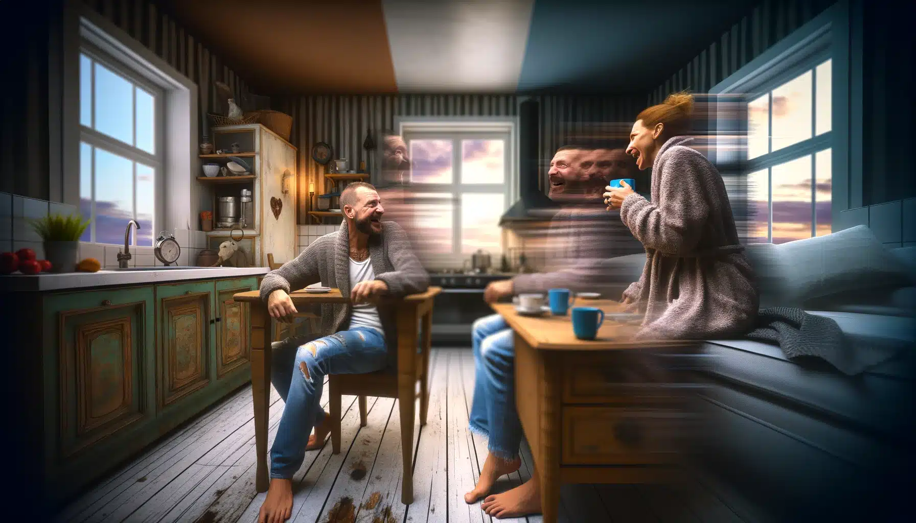 שונאים, סיפור אהבה - התמכרות ויחסי שנאה אהבה