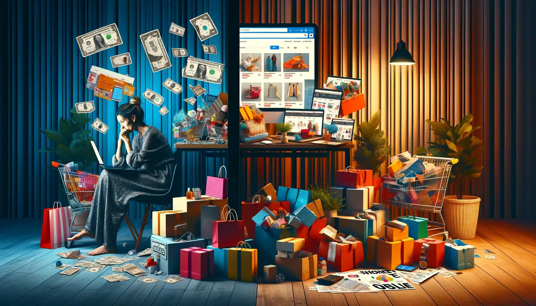 הצד האפל של קניות מקוונות: עד כמה נפוצה ההתמכרות בקרב עקרות בית?